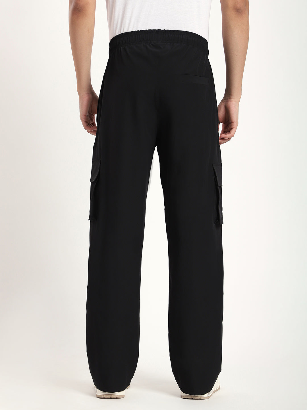 Plus Size Cargo Pants for Men (Black)