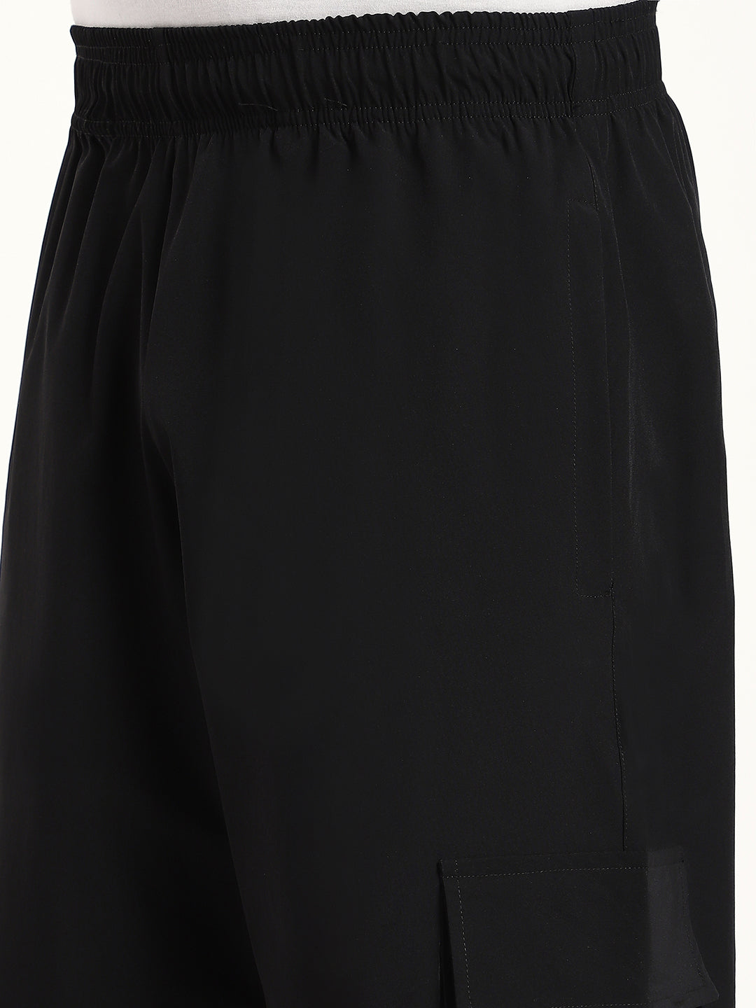 Plus Size Cargo Pants for Men (Black)