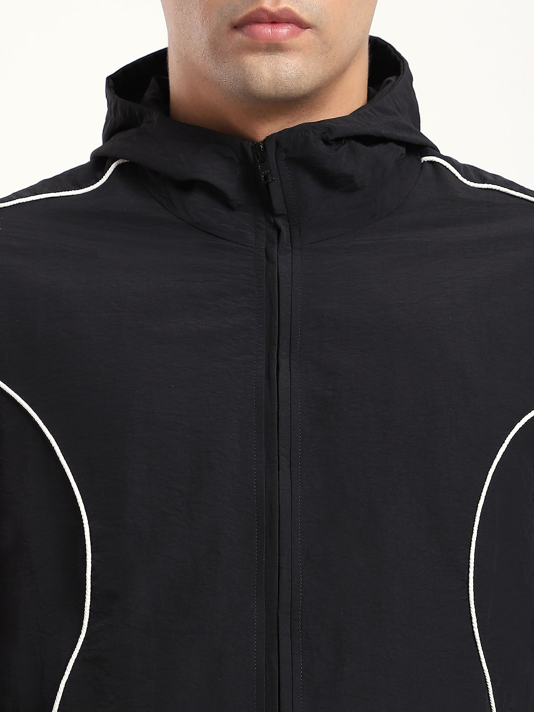 Black AeroFlex Windbreaker Jacket