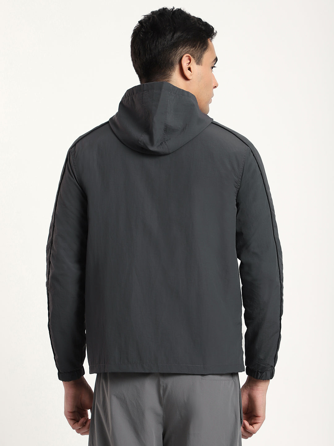 Charcoal Grey AeroFlex Windbreaker Jacket