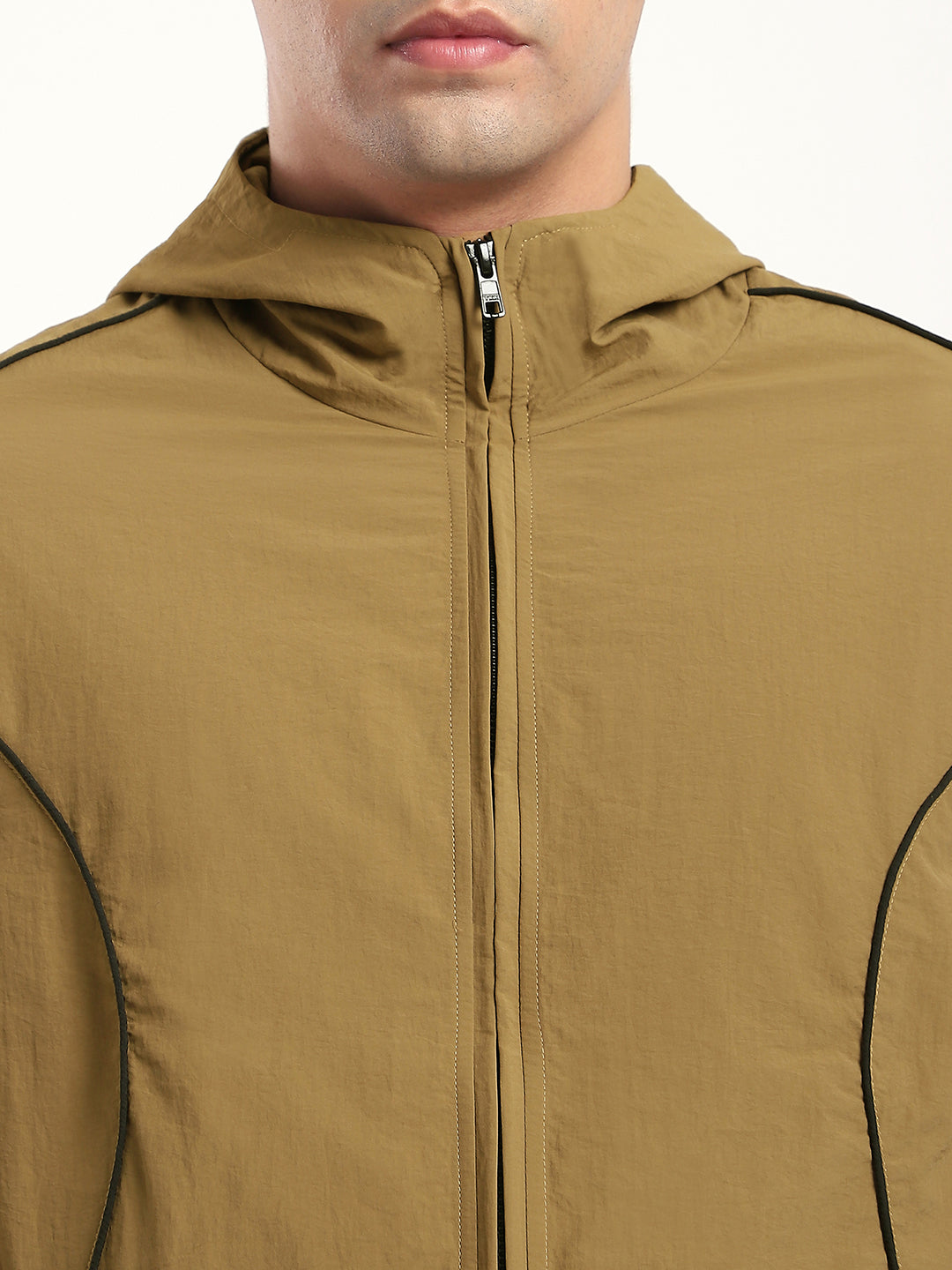Tan AeroFlex Windbreaker Jacket