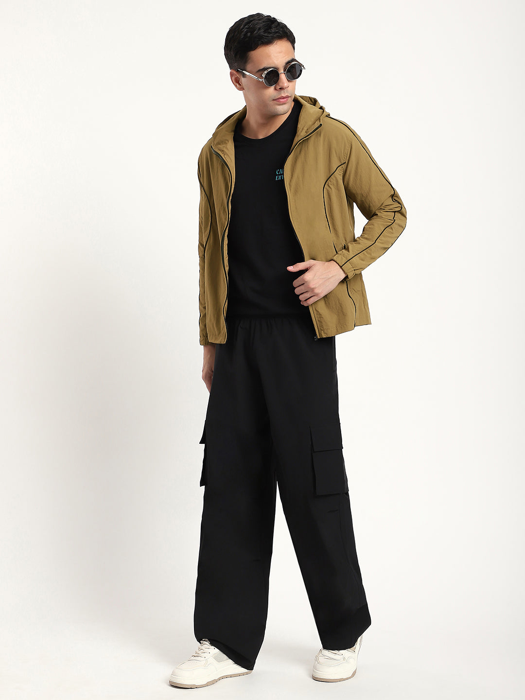 Tan AeroFlex Windbreaker Jacket