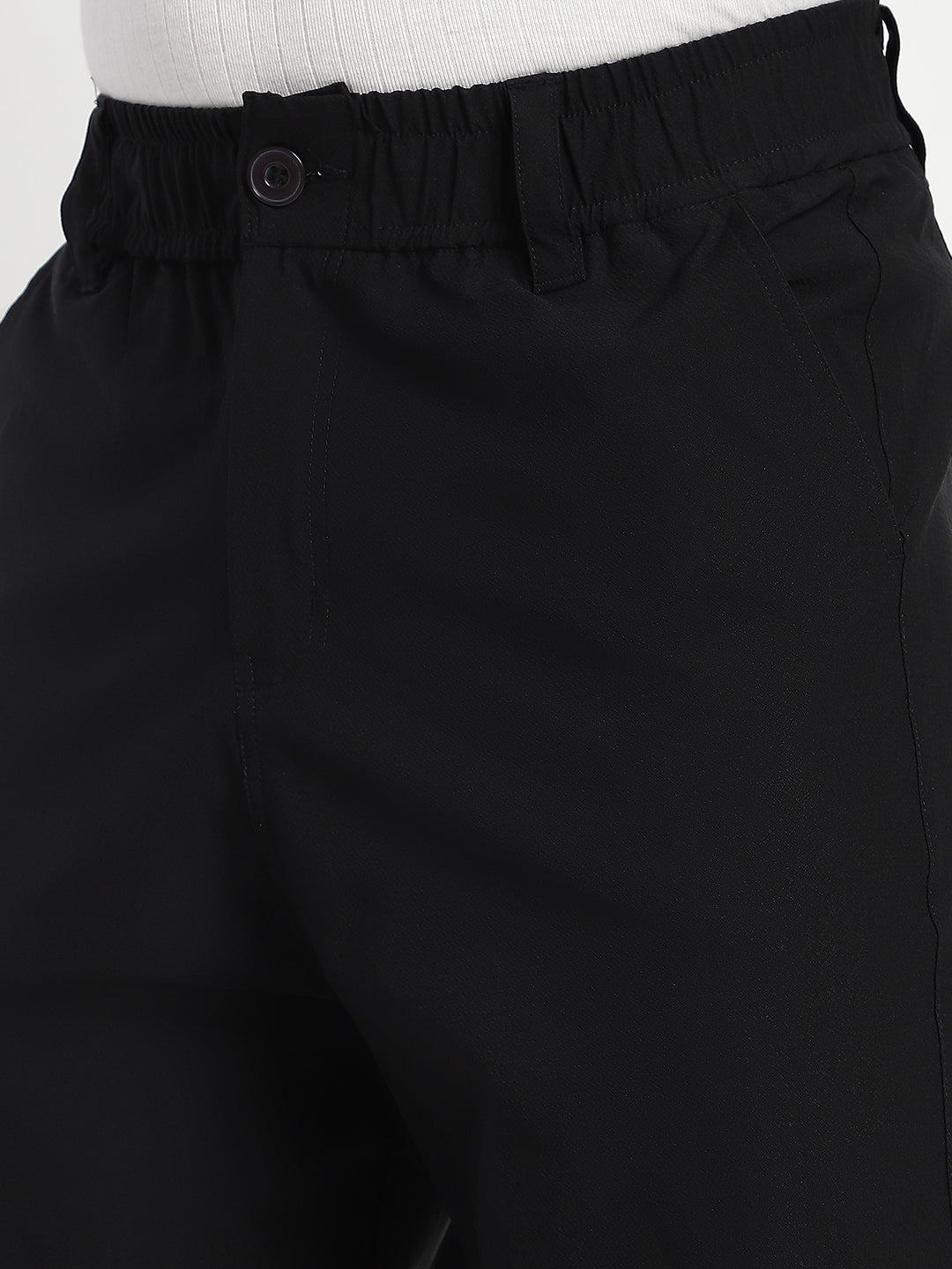 Korean Fit Black Pants