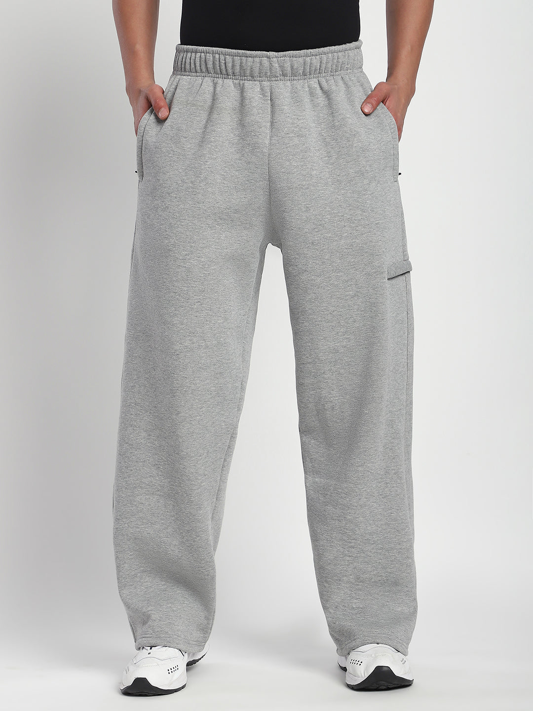 Fleece Winter Cargo Sweat Pant (Grey)