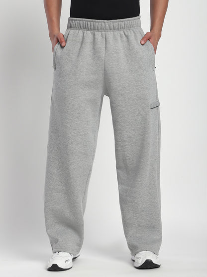 Fleece Winter Cargo Sweat Pant (Grey)