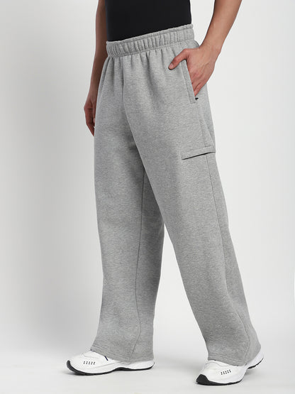 Fleece Winter Cargo Sweat Pant (Grey)