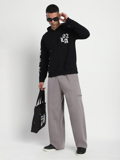 Fleece Winter Cargo Sweat Pant (Mid Grey)