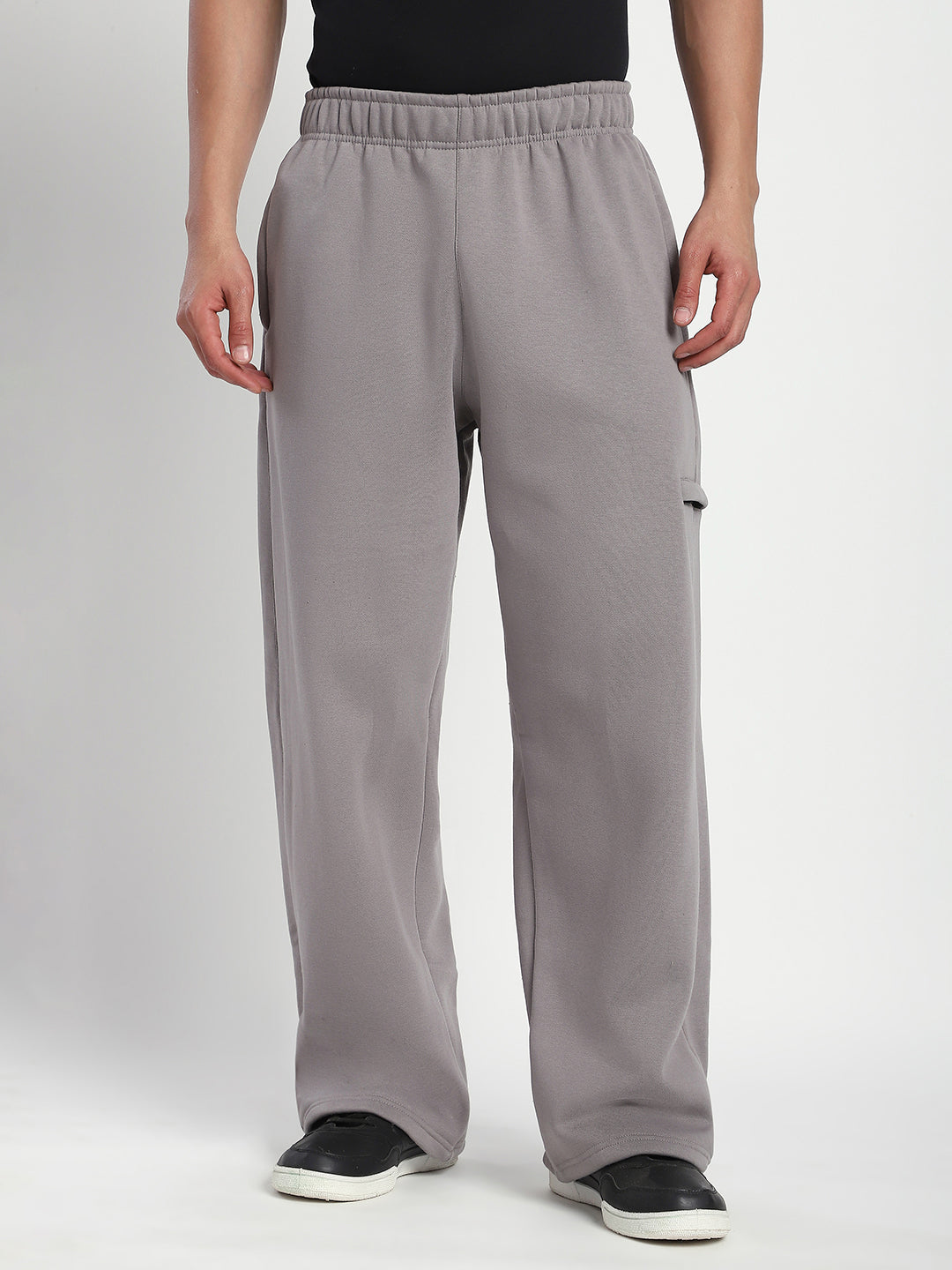 Fleece Winter Cargo Sweat Pant (Mid Grey)
