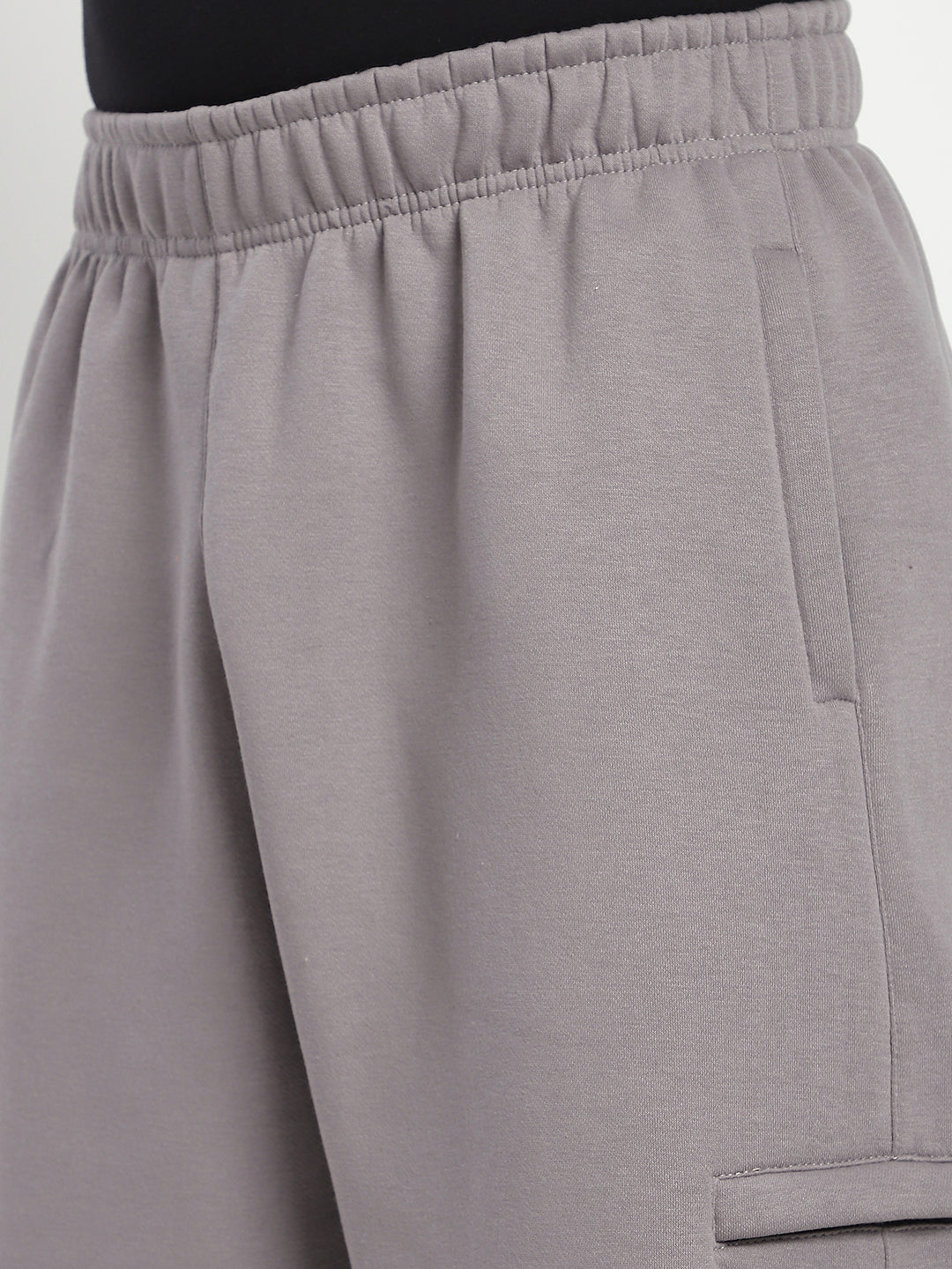 Fleece Winter Cargo Sweat Pant (Mid Grey)