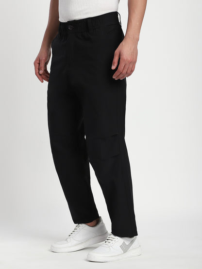 Korean Fit Black Pants