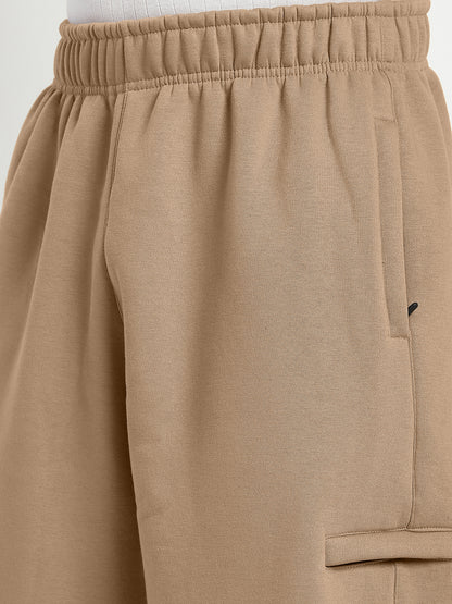 Fleece Winter Cargo Sweat Pant (Khakhi)