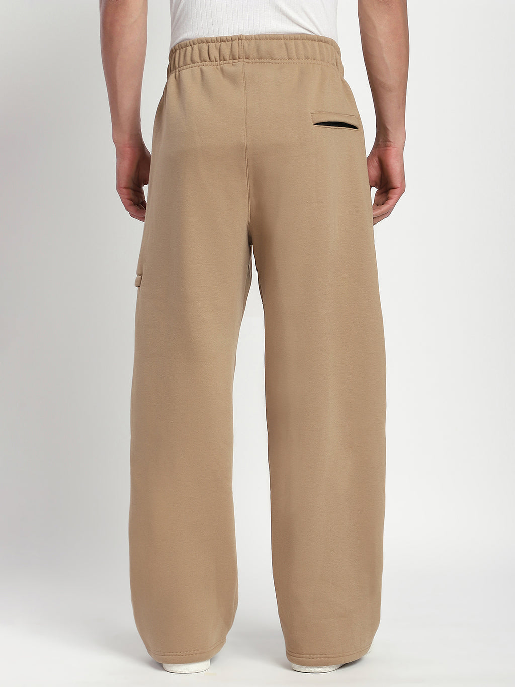 Fleece Winter Cargo Sweat Pant (Khakhi)