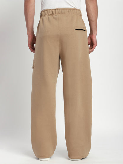 Fleece Winter Cargo Sweat Pant (Khakhi)