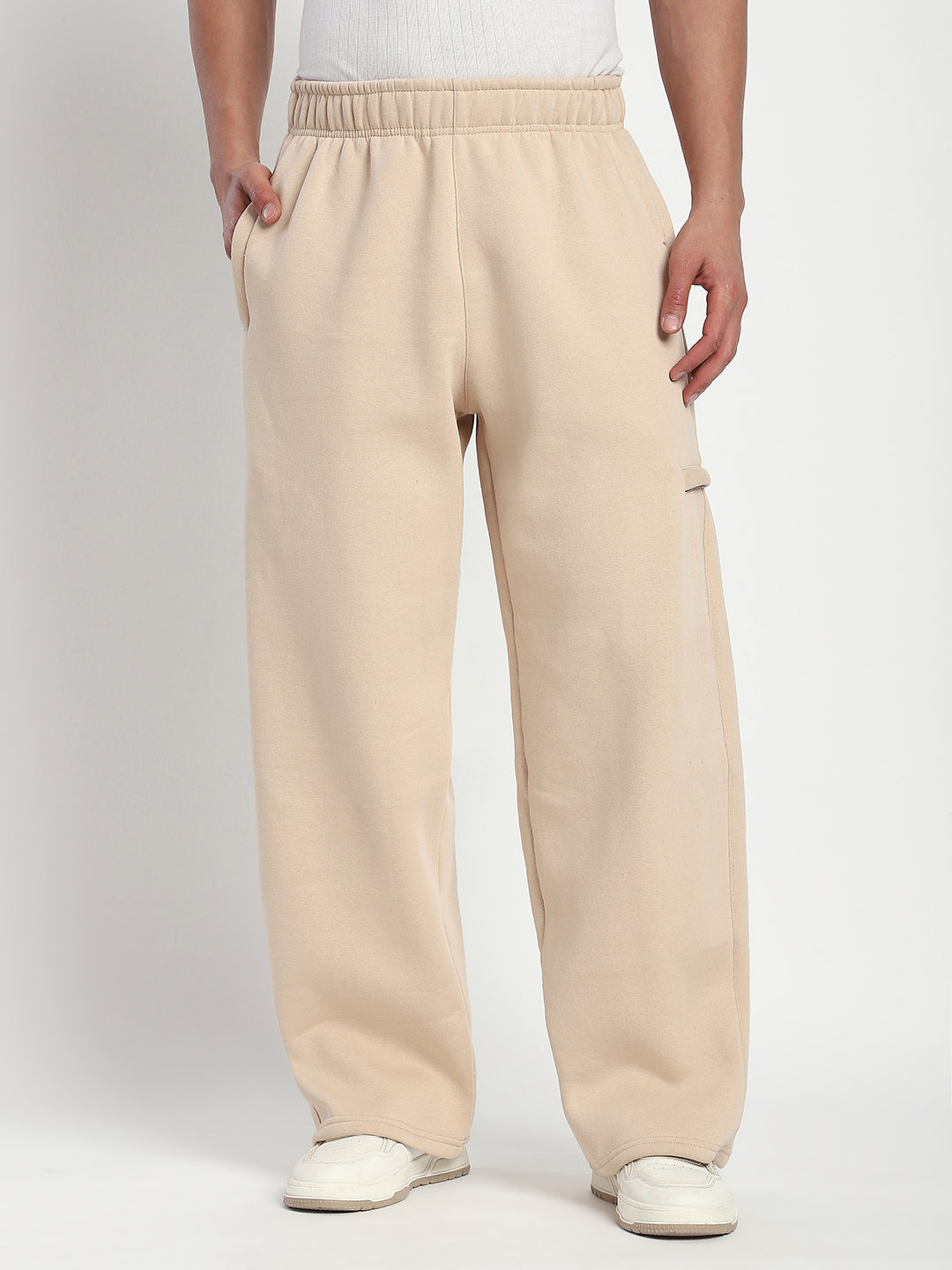 Fleece Winter Cargo Sweat Pant (Fawn)