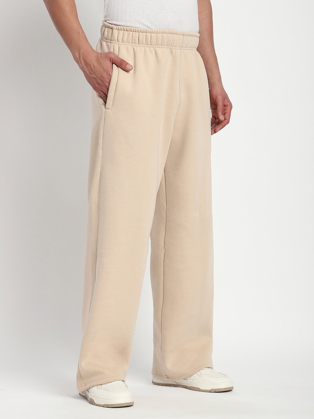 Fleece Winter Cargo Sweat Pant (Fawn)
