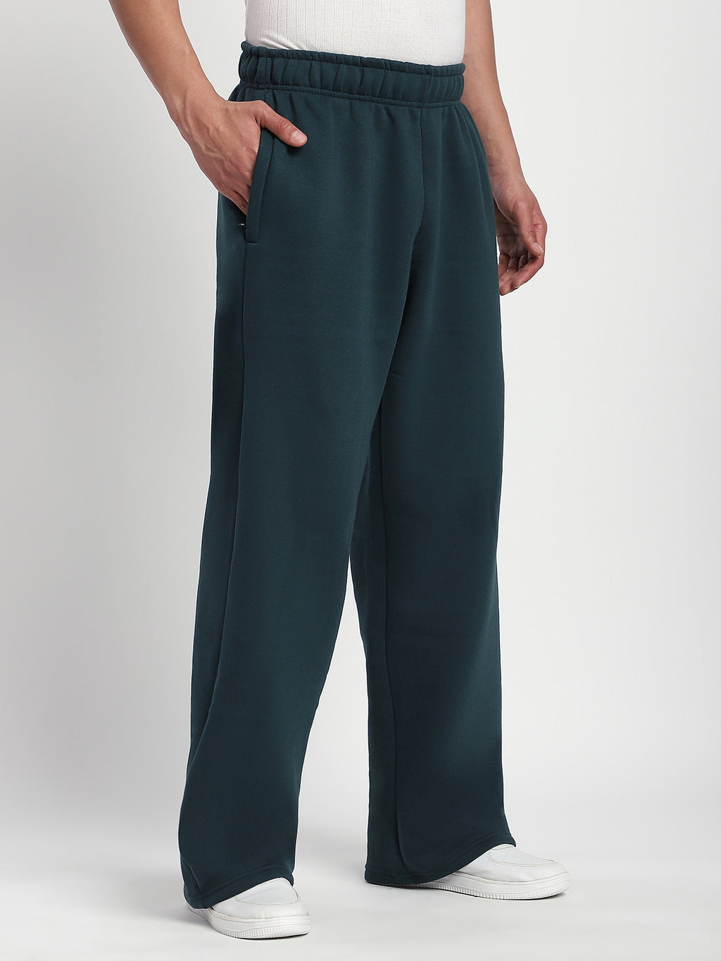 Fleece Winter Cargo Sweat Pant (Green)