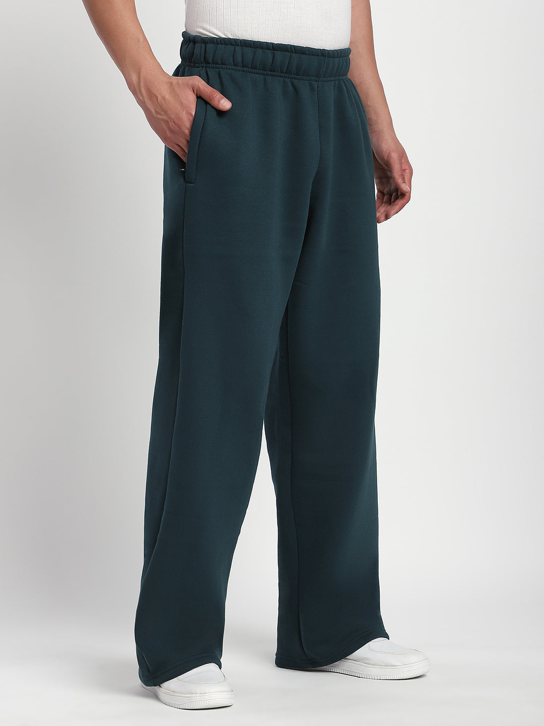 Fleece Winter Cargo Sweat Pant (Green)