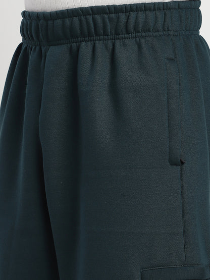 Fleece Winter Cargo Sweat Pant (Green)