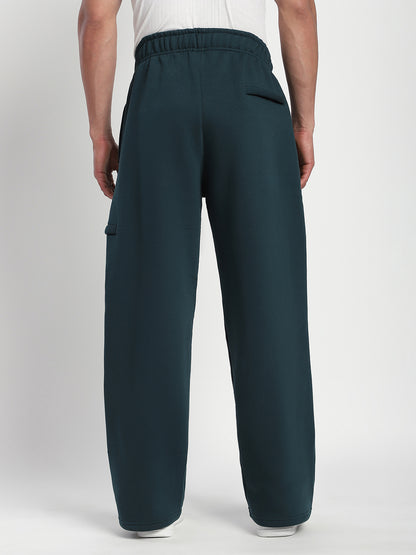 Fleece Winter Cargo Sweat Pant (Green)