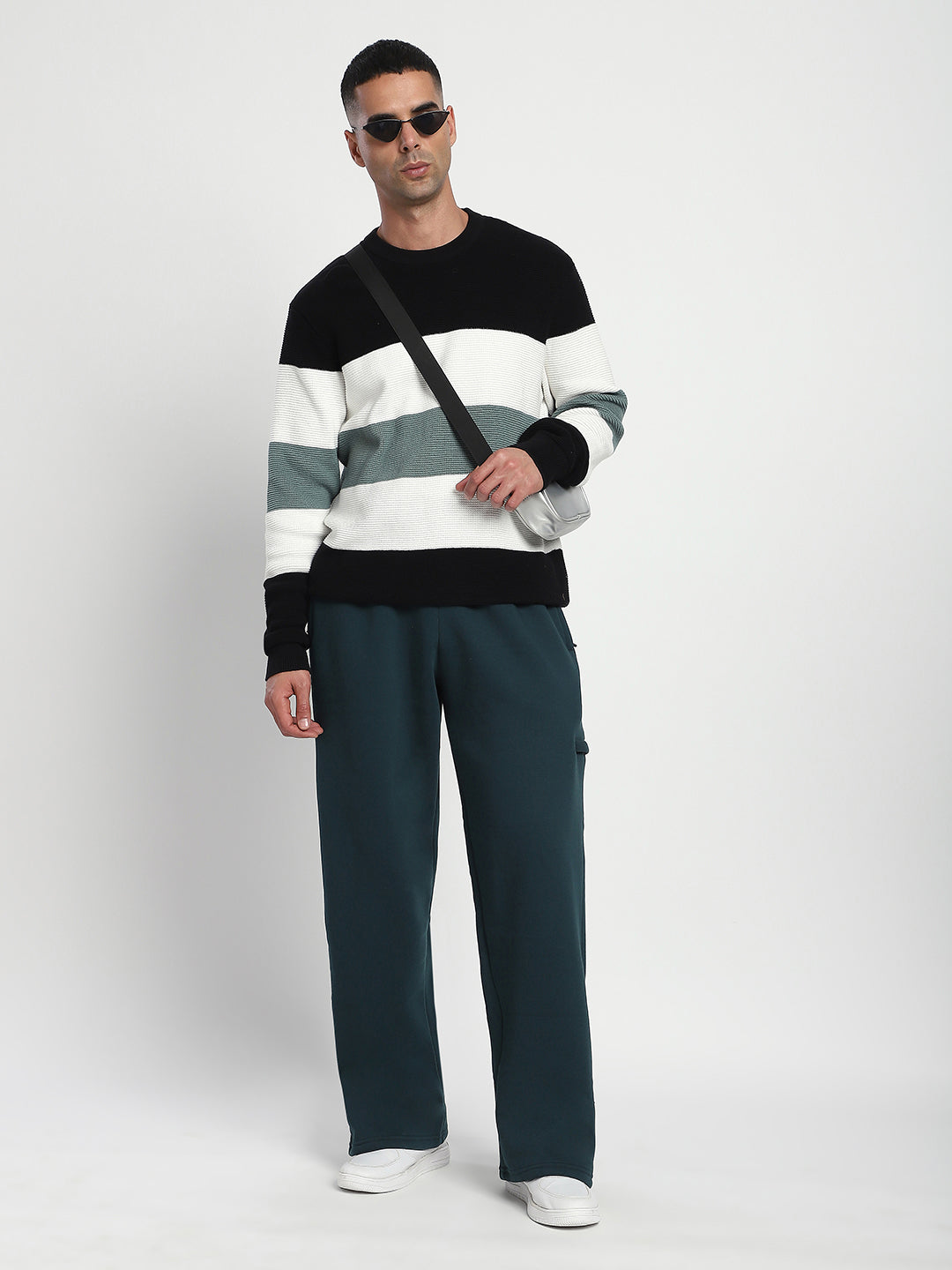 Fleece Winter Cargo Sweat Pant (Green)