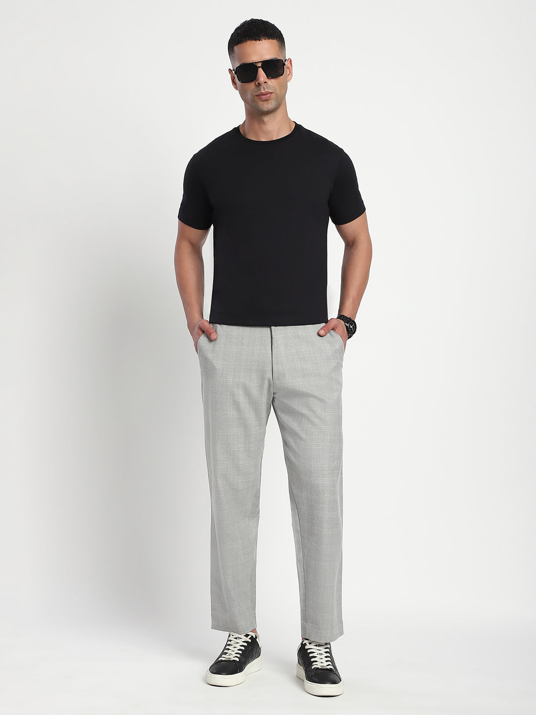Straight Fit Korean Trouser (Grey)