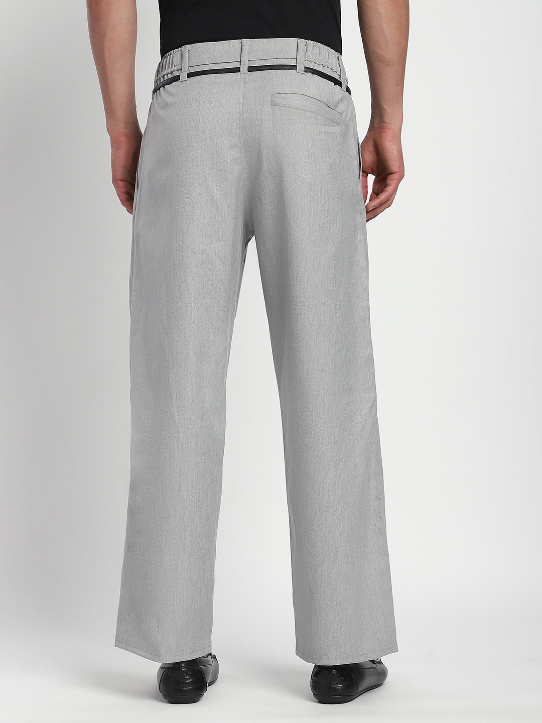 Relaxed Fit Korean Trouser (Grey)