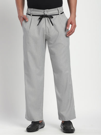 Relaxed Fit Korean Trouser (Grey)