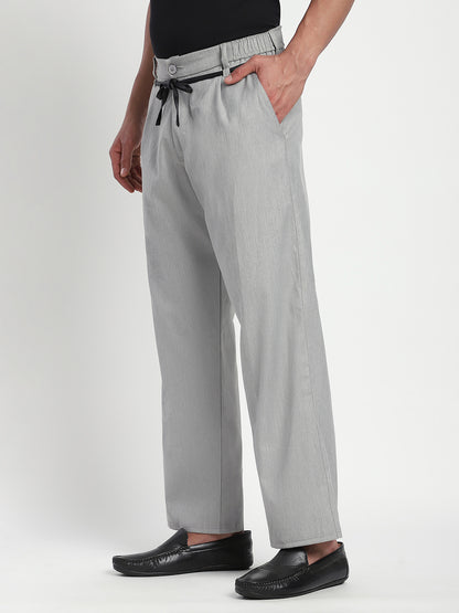 Relaxed Fit Korean Trouser (Grey)