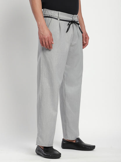 Relaxed Fit Korean Trouser (Grey)