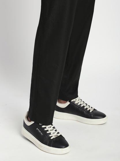 Relaxed Fit Korean Trouser (Black)