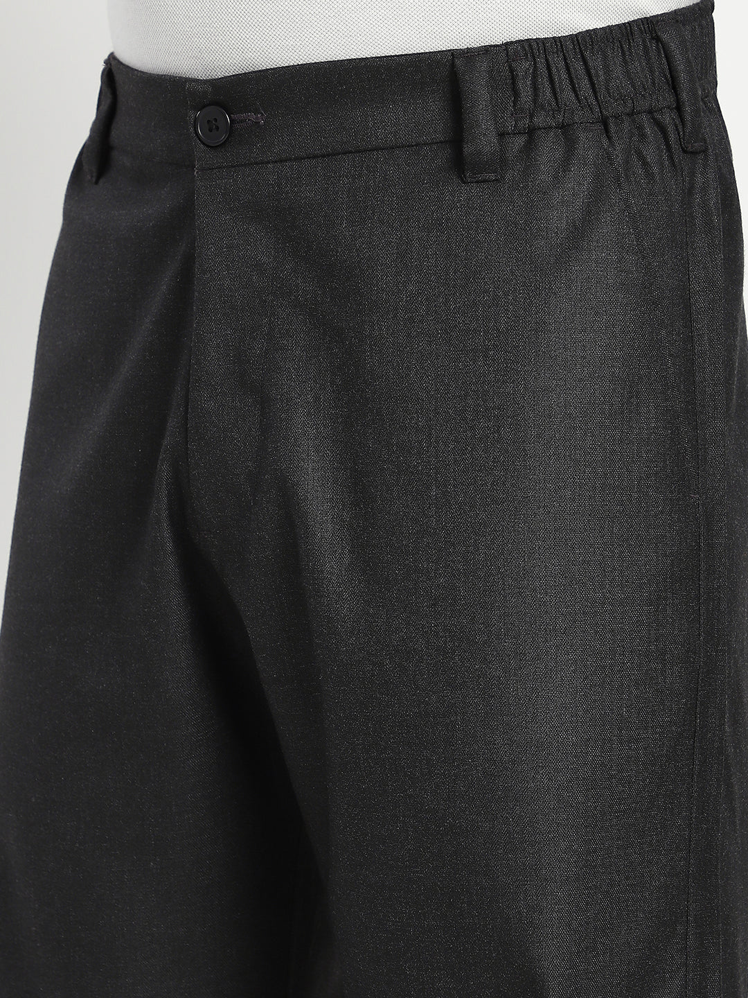 Straight Fit Korean Trouser (Black)