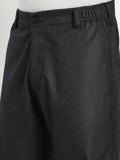 Straight Fit Korean Trouser (Black)