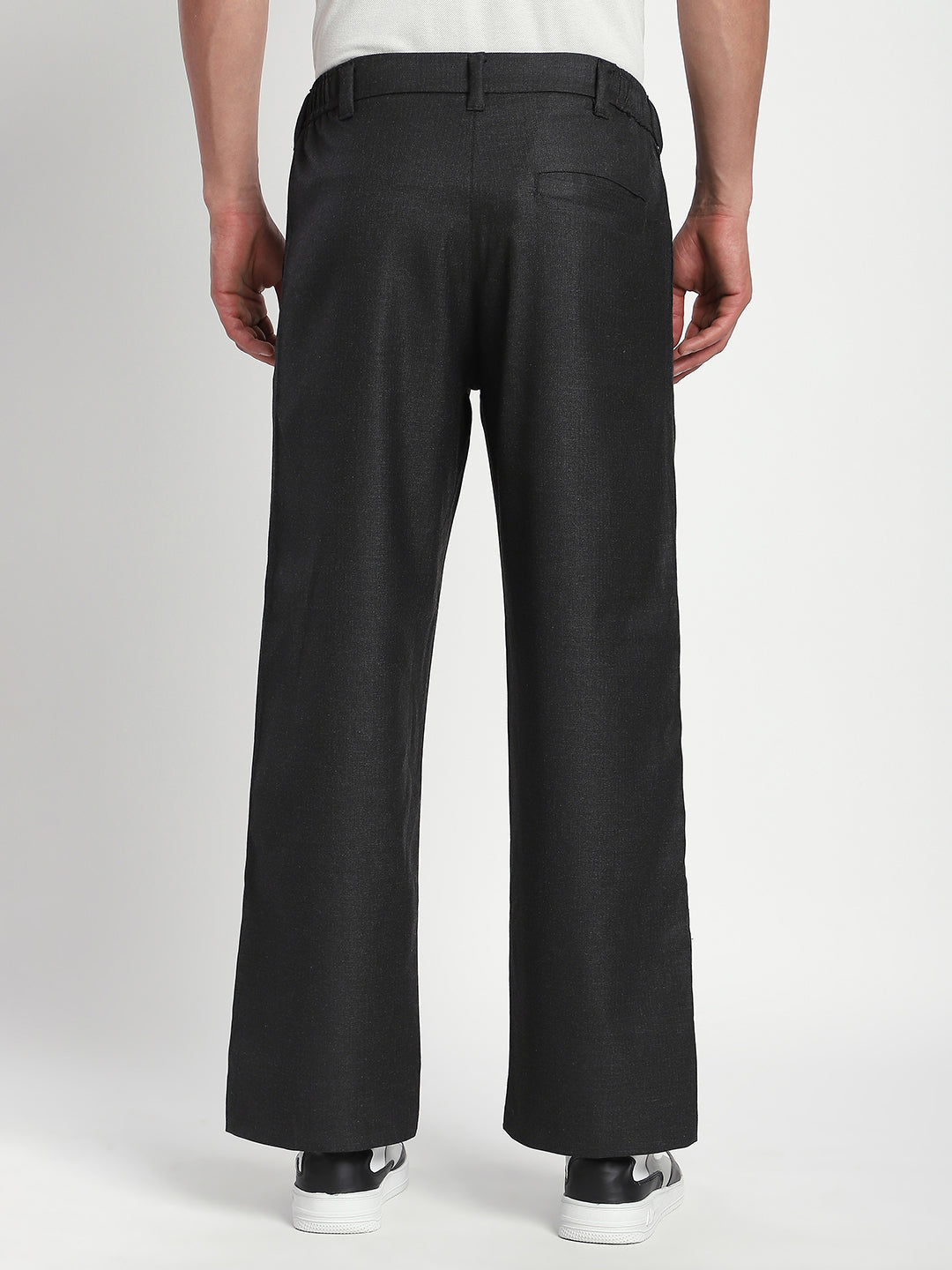 Straight Fit Korean Trouser (Black)