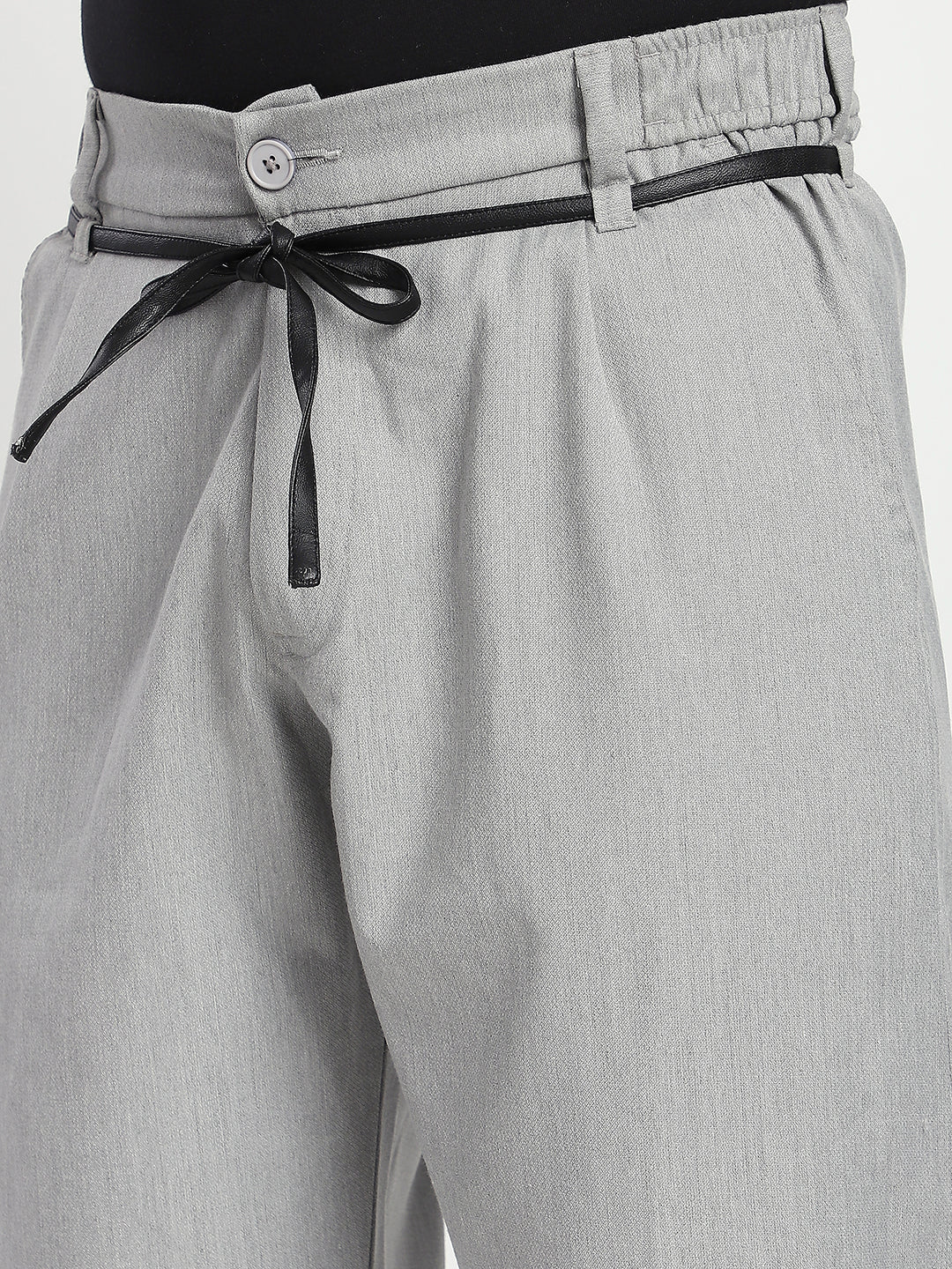 Relaxed Fit Korean Trouser (Grey)