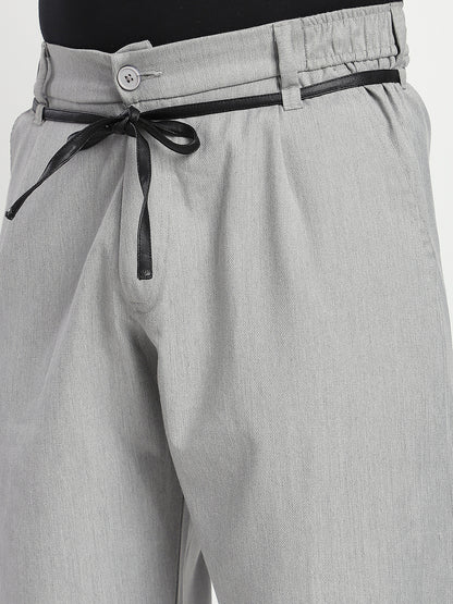 Relaxed Fit Korean Trouser (Grey)