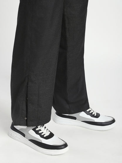 Straight Fit Korean Trouser (Black)