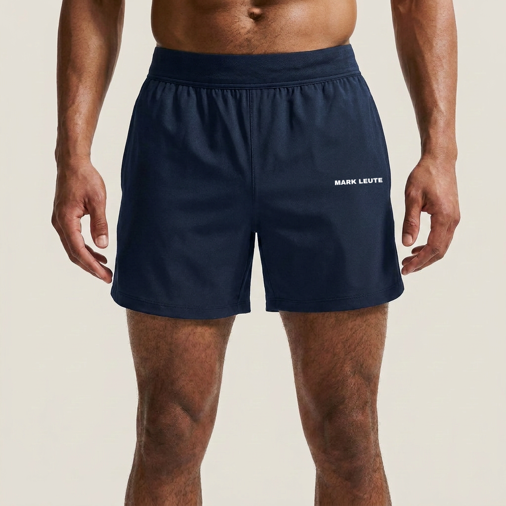 Rapid Dry Performance Solid Shorts (Navy Blue)