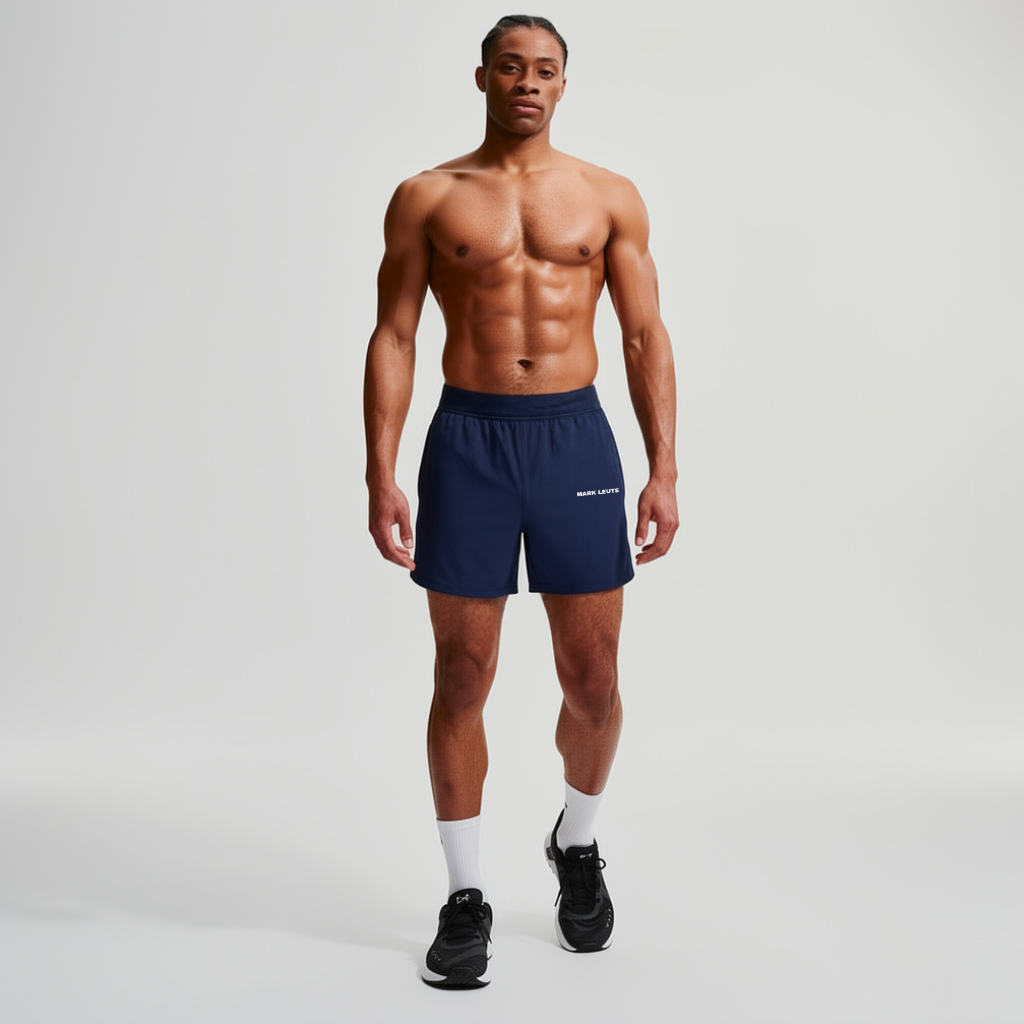 Rapid Dry Performance Solid Shorts (Navy Blue)