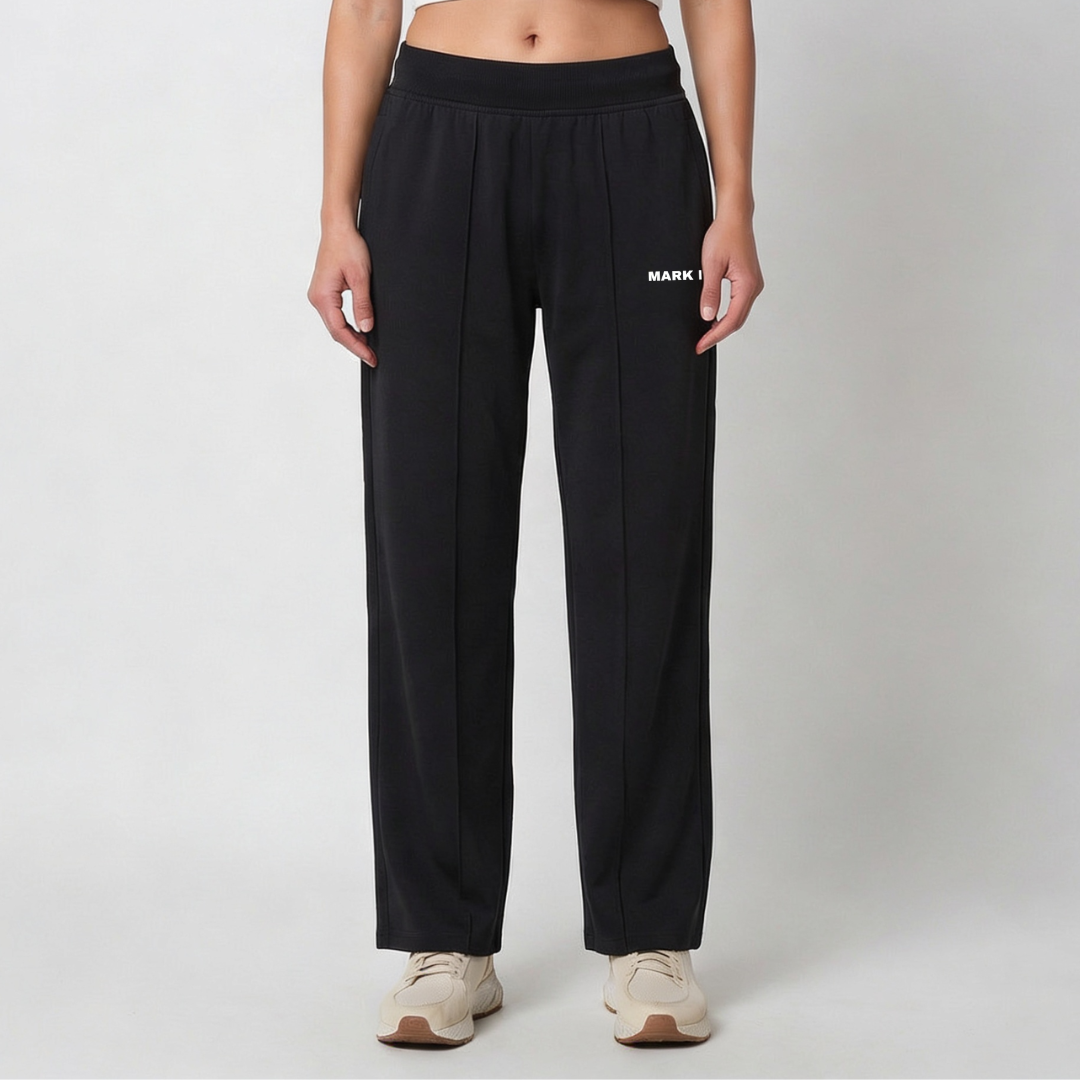 Straight Fit Rapid Dry Track Pant (Black)