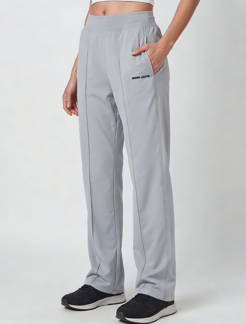 Straight Fit Rapid Dry Track Pant (Grey)