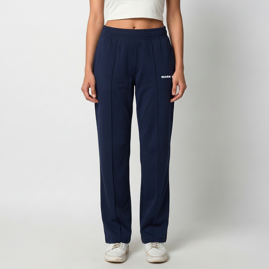 Straight Fit Rapid Dry Track Pant (Navy Blue)