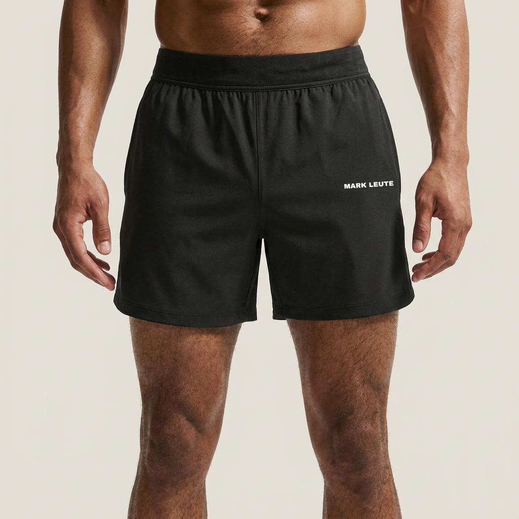Rapid Dry Performance Solid Shorts (Black)