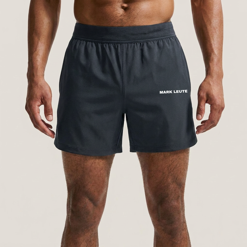 Rapid Dry Performance Solid Shorts (Charcoal Grey)
