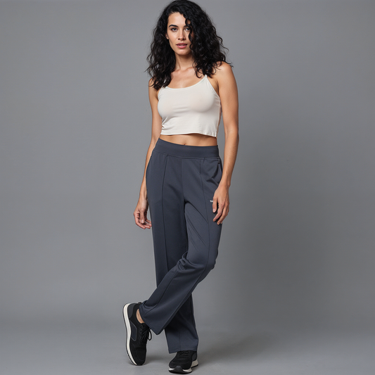Straight Fit Rapid Dry Track Pant (Dark Grey)