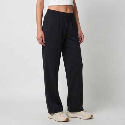 Straight Fit Rapid Dry Track Pant (Black)