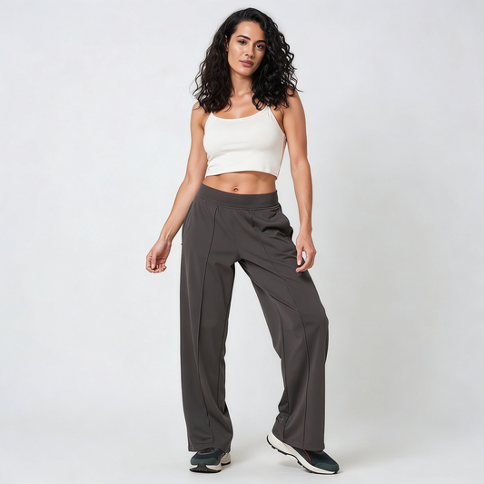 Straight Fit Rapid Dry Track Pant (Brown)