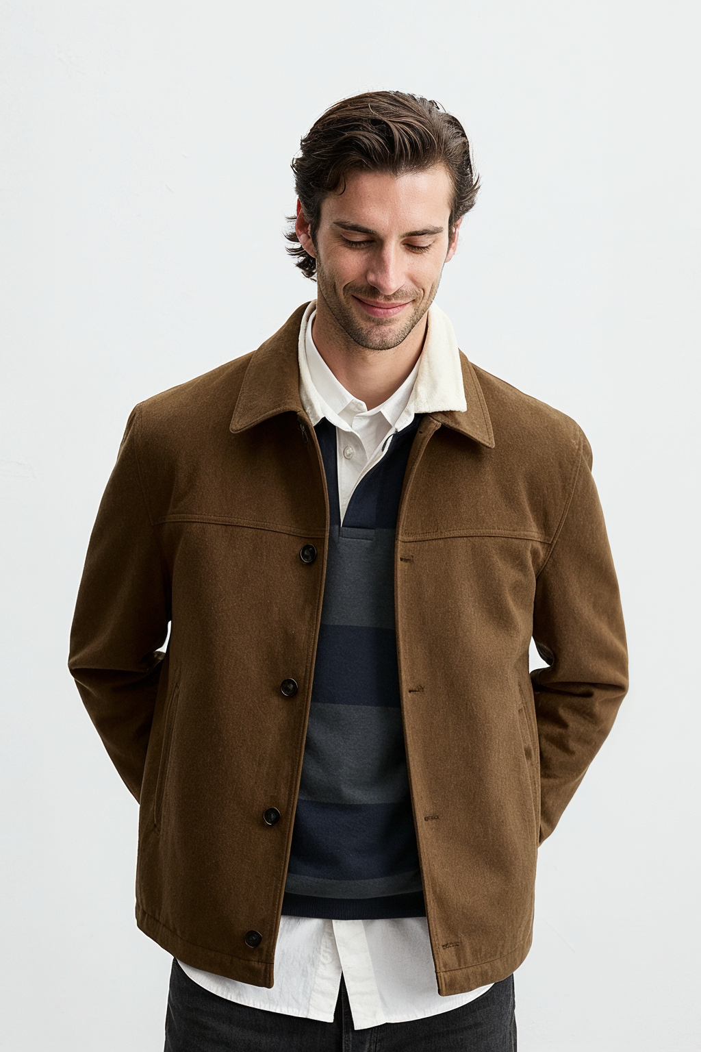Suede Jacket (Tan)