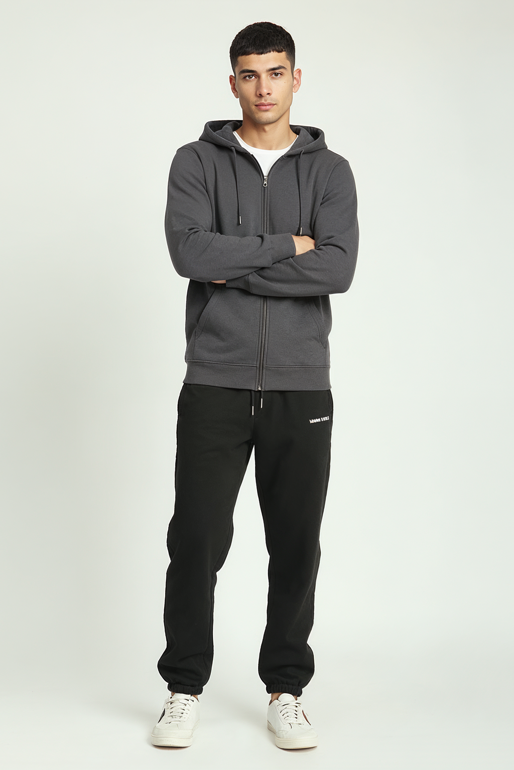 Fleece Winter Joggers for Men. (Black)