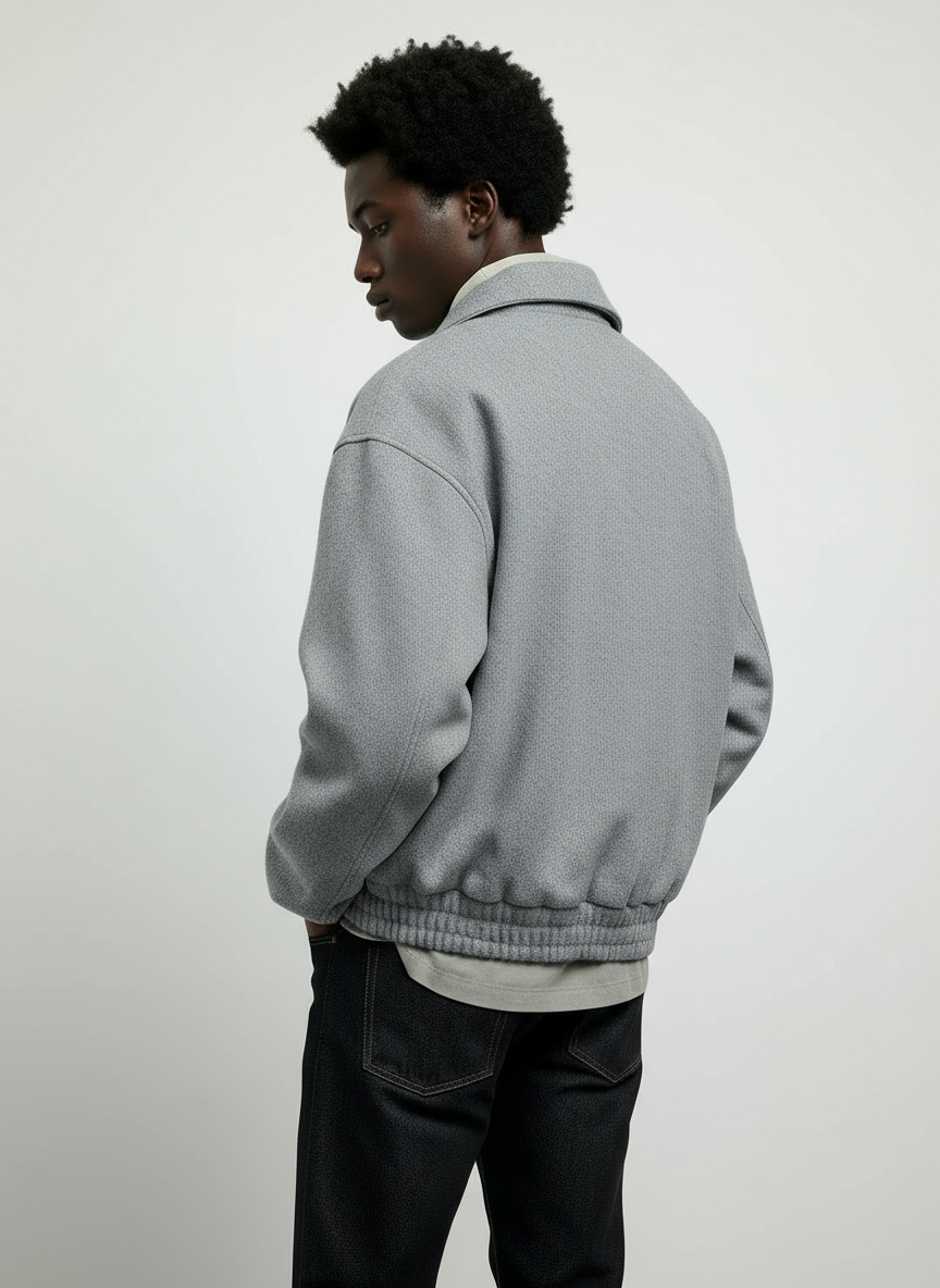 Greyline Bomber Tweed Jacket