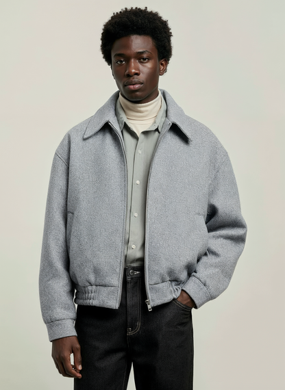 Greyline Bomber Tweed Jacket